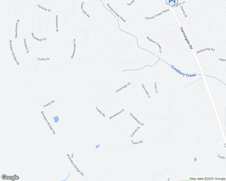 map of restaurants, bars, coffee shops, grocery stores, and more near 4420 Overridge Drive in Chester