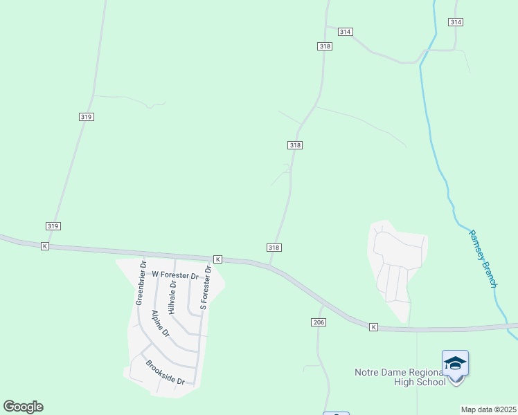 map of restaurants, bars, coffee shops, grocery stores, and more near 4816 County Road 318 in Cape Girardeau