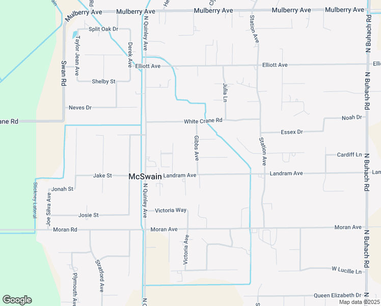 map of restaurants, bars, coffee shops, grocery stores, and more near 1855 Gibbs Avenue in Atwater
