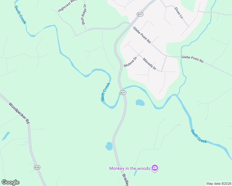 map of restaurants, bars, coffee shops, grocery stores, and more near 14214 Amstel Bluff Terrace in Chesterfield