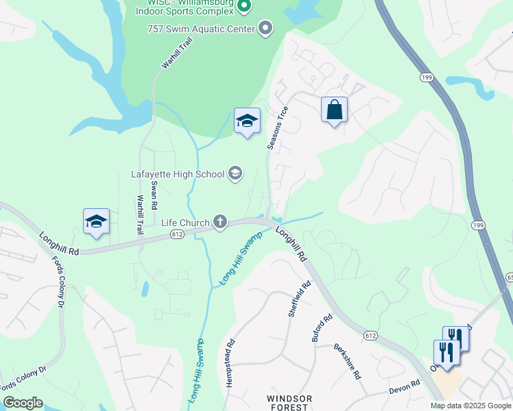 map of restaurants, bars, coffee shops, grocery stores, and more near 4 Spring West in Williamsburg