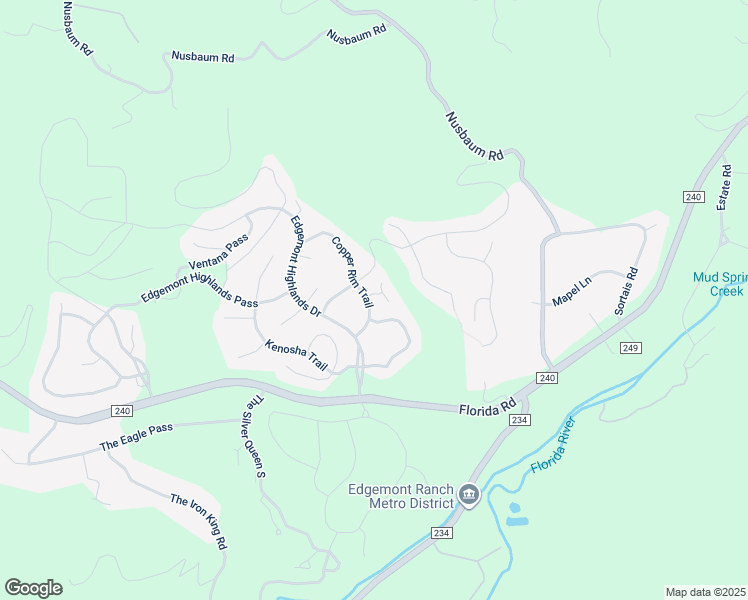 map of restaurants, bars, coffee shops, grocery stores, and more near 126d Copper Rim Trail in Durango