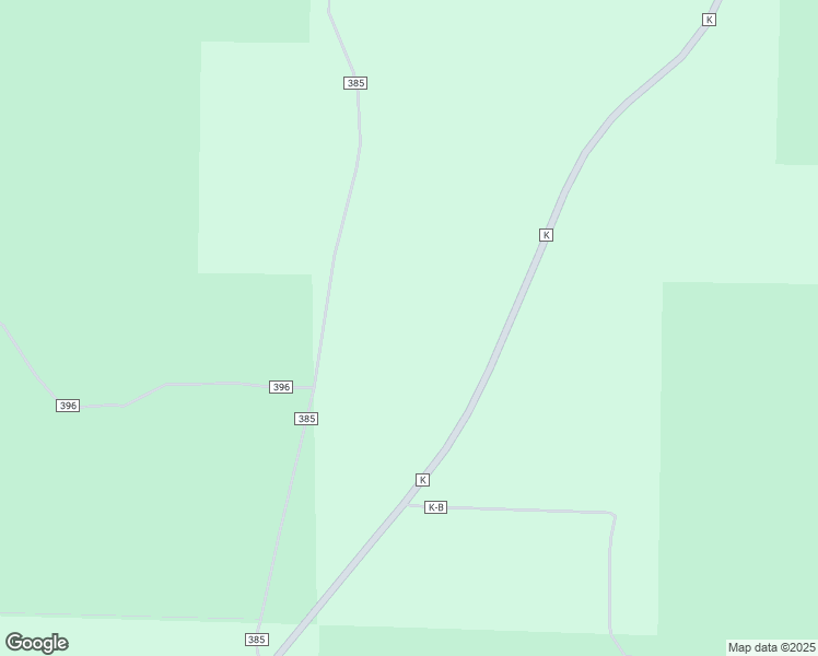 map of restaurants, bars, coffee shops, grocery stores, and more near County Road 385 in Hartshorn