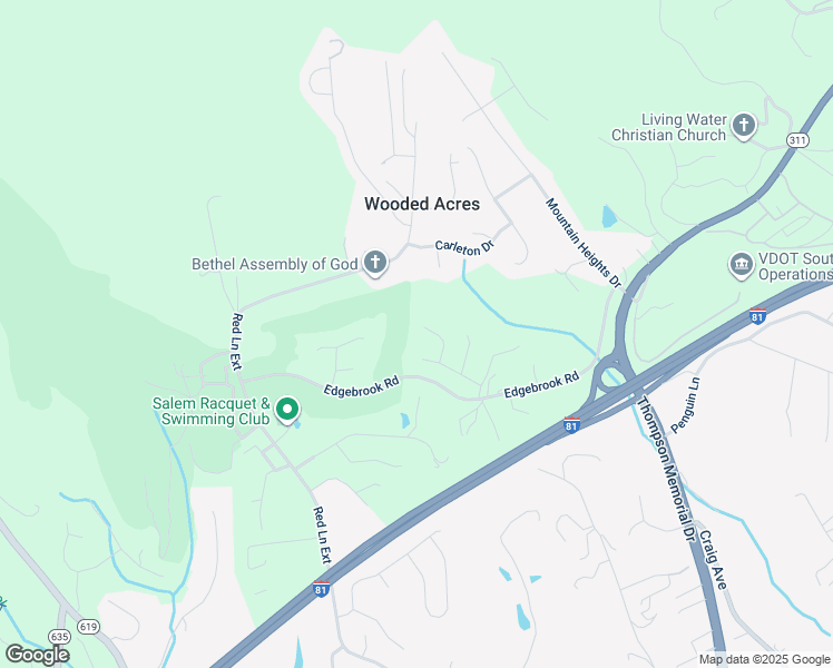 map of restaurants, bars, coffee shops, grocery stores, and more near 1778 Medinah Circle in Salem