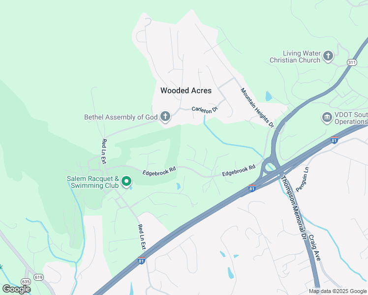 map of restaurants, bars, coffee shops, grocery stores, and more near 1778 Medinah Circle in Salem