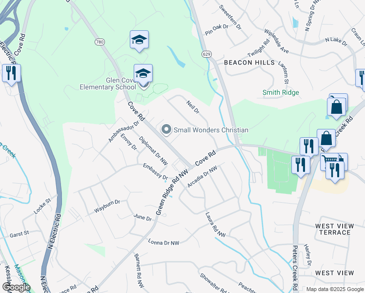 5527 Cove Road Northwest, Roanoke VA Walk Score