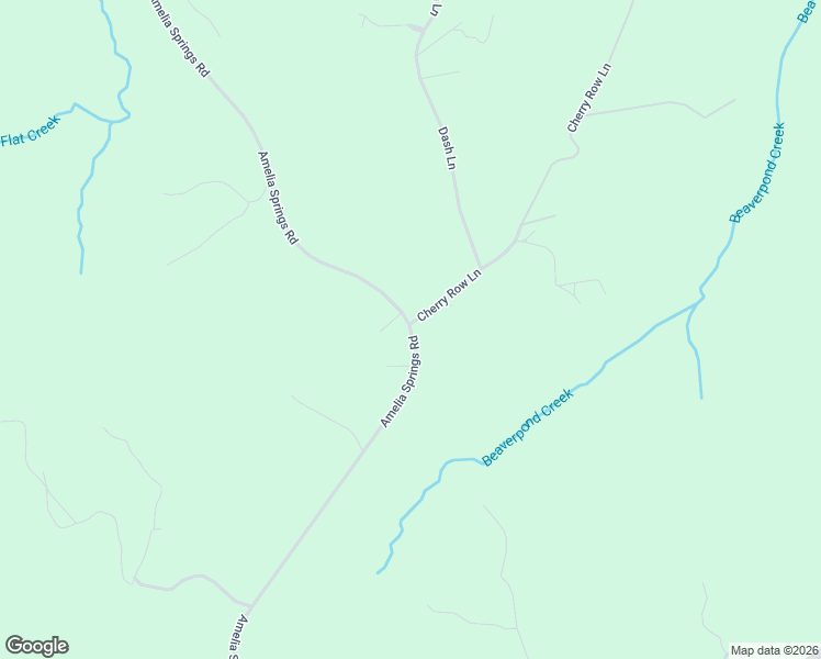 map of restaurants, bars, coffee shops, grocery stores, and more near 7710 Amelia Springs Road in Jetersville