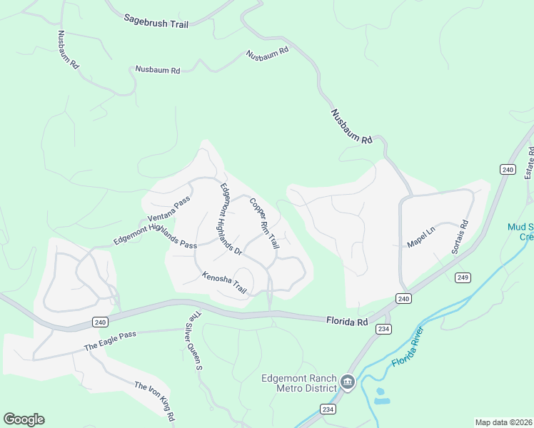 map of restaurants, bars, coffee shops, grocery stores, and more near 212 Copper Rim Trail in Durango