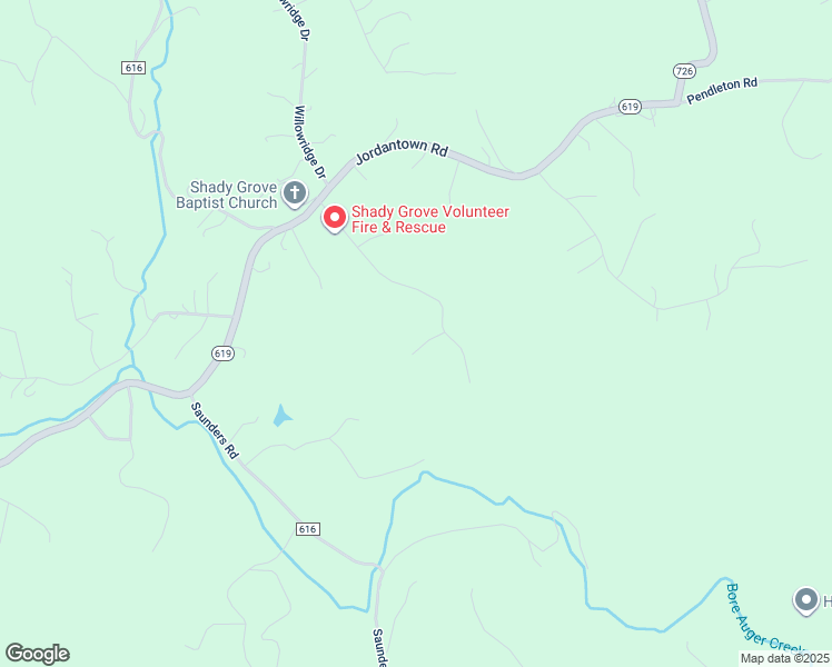 map of restaurants, bars, coffee shops, grocery stores, and more near 103 Shady Circle in Thaxton