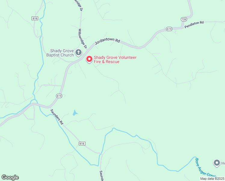 map of restaurants, bars, coffee shops, grocery stores, and more near 103 Shady Circle in Thaxton
