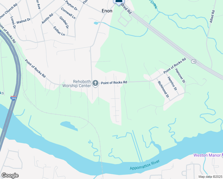 map of restaurants, bars, coffee shops, grocery stores, and more near 15404 Maranatha Avenue in Chester