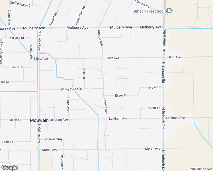 map of restaurants, bars, coffee shops, grocery stores, and more near 2020 Station Avenue in Atwater