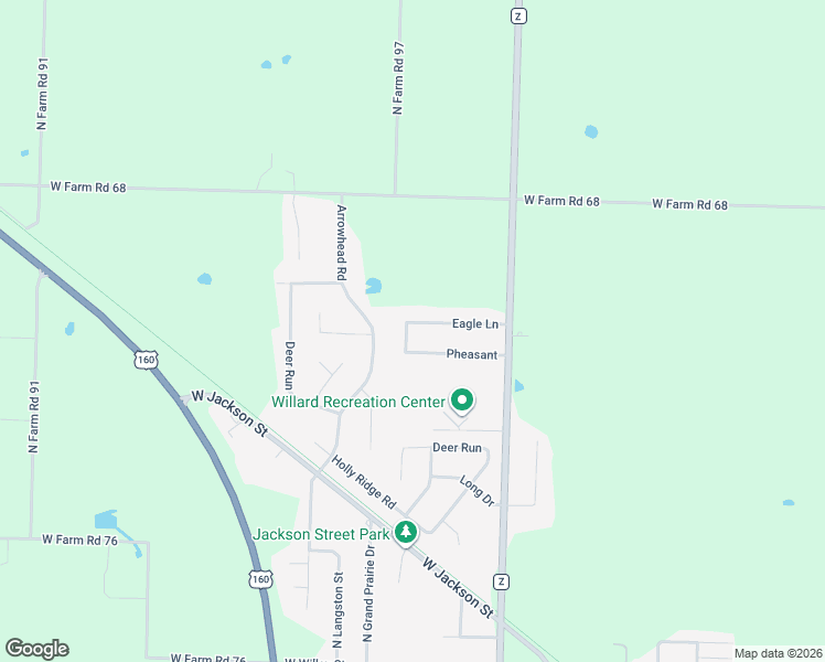 map of restaurants, bars, coffee shops, grocery stores, and more near 220 Wren Rd in Willard