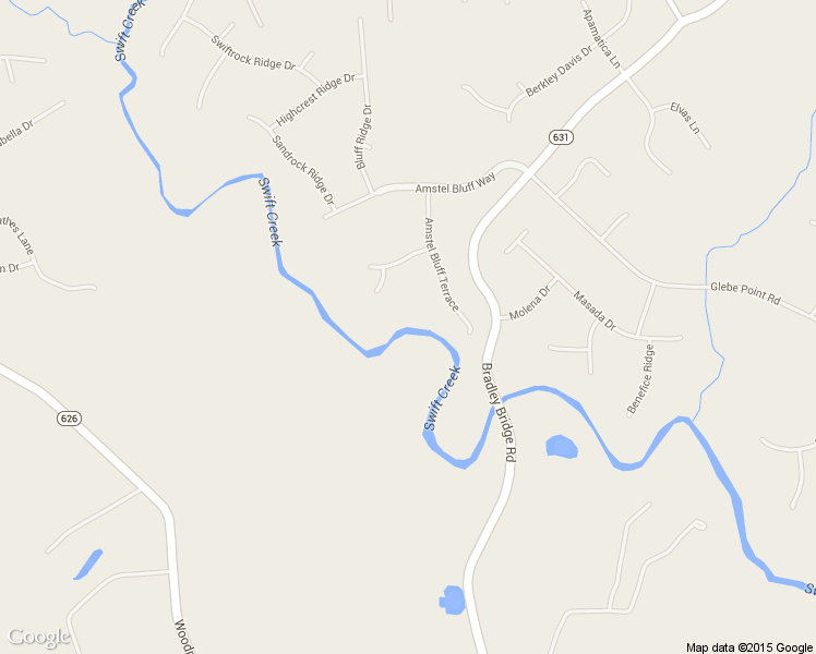 map of restaurants, bars, coffee shops, grocery stores, and more near 14206 Amstel Bluff Terrace in Chesterfield