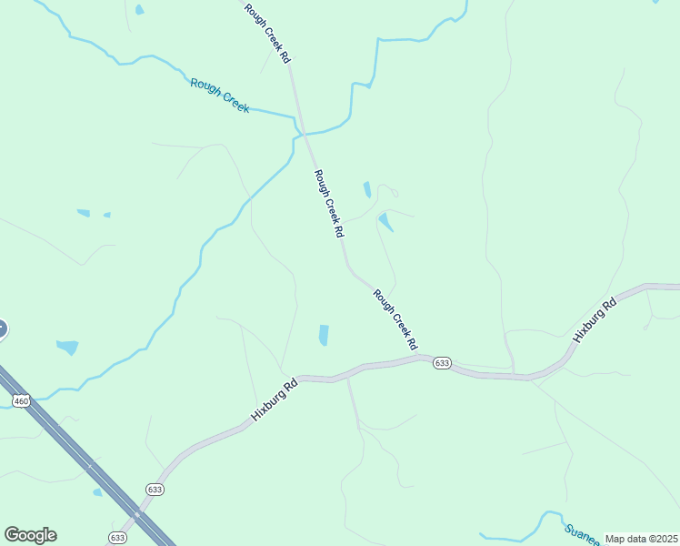 map of restaurants, bars, coffee shops, grocery stores, and more near 427 Rough Creek Road in Pamplin