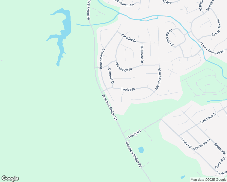 map of restaurants, bars, coffee shops, grocery stores, and more near 14512 Beachmere Drive in Chester