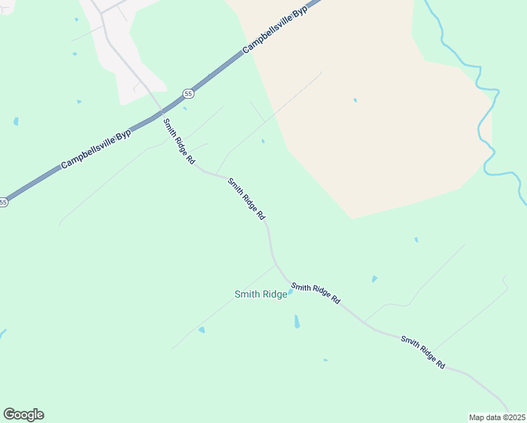 map of restaurants, bars, coffee shops, grocery stores, and more near 1294 Smith Ridge Road in Campbellsville