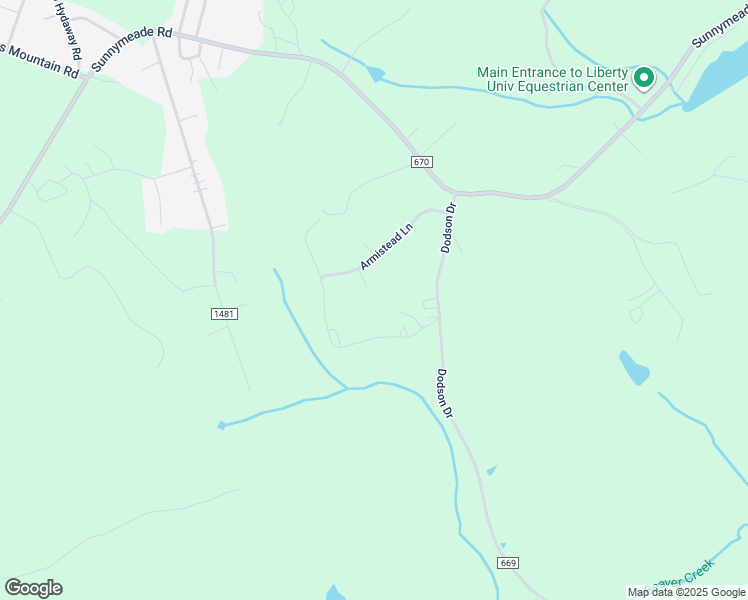 map of restaurants, bars, coffee shops, grocery stores, and more near 47 Semmes Court in Rustburg