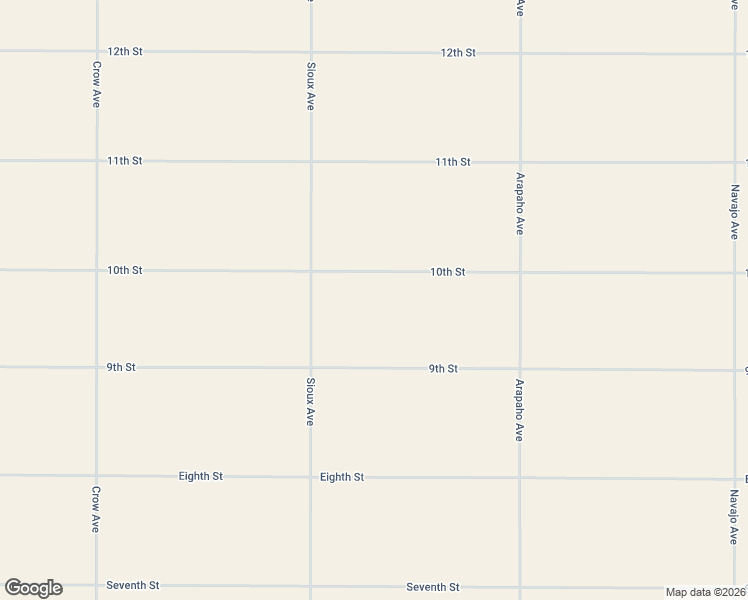 map of restaurants, bars, coffee shops, grocery stores, and more near 10th Street in Blanca