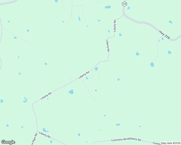 map of restaurants, bars, coffee shops, grocery stores, and more near 2390 Liberty Road in Crab Orchard