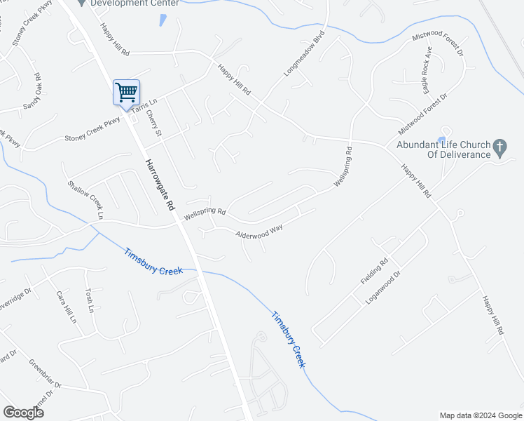map of restaurants, bars, coffee shops, grocery stores, and more near 3179 Poplar View Place in Chester