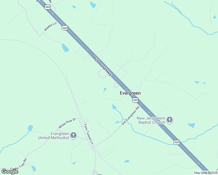 map of restaurants, bars, coffee shops, grocery stores, and more near 157 Paulette Lane in Pamplin