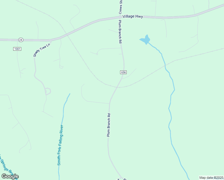 map of restaurants, bars, coffee shops, grocery stores, and more near 595 Plum Branch Road in Lynchburg