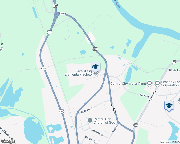 map of restaurants, bars, coffee shops, grocery stores, and more near 1501 North 2nd Street in Central City