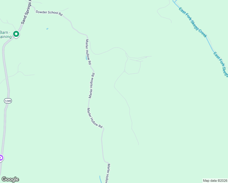 map of restaurants, bars, coffee shops, grocery stores, and more near 1432 Sowder School Road in Mount Vernon