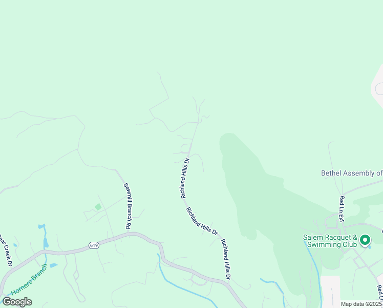 map of restaurants, bars, coffee shops, grocery stores, and more near 1799 Richland Hills Drive in Salem