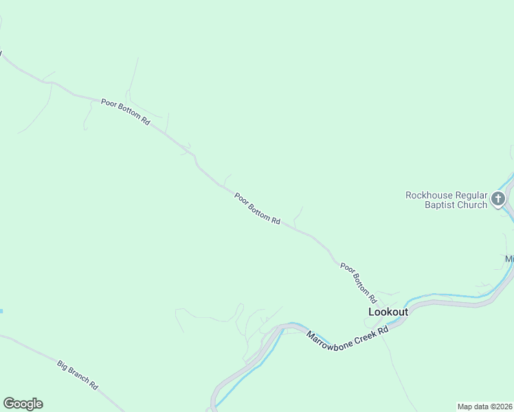 map of restaurants, bars, coffee shops, grocery stores, and more near 4100-4462 Poor Bottom Road in Elkhorn City