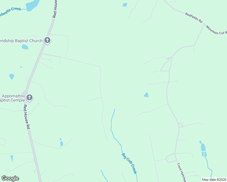 map of restaurants, bars, coffee shops, grocery stores, and more near 787 Woodlawn Trail in Appomattox