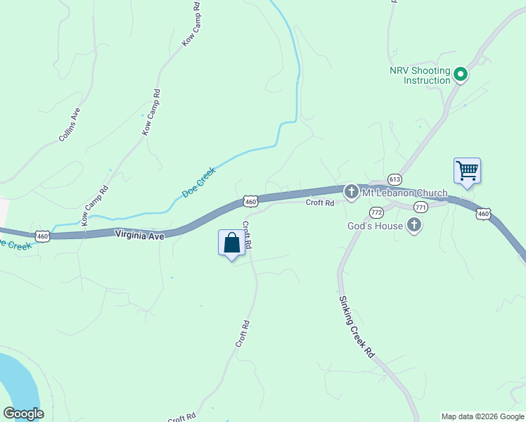 map of restaurants, bars, coffee shops, grocery stores, and more near 142 Croft Road in Pembroke