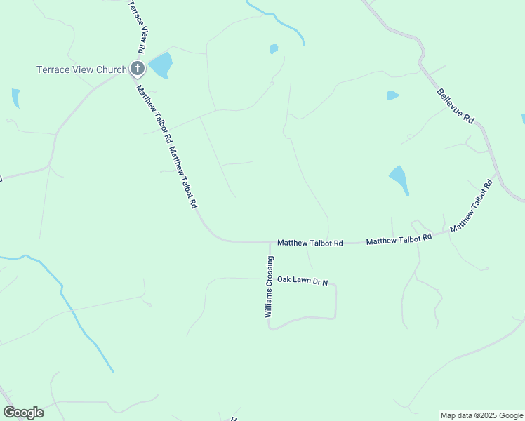 map of restaurants, bars, coffee shops, grocery stores, and more near 1304 Doyles Run in Forest