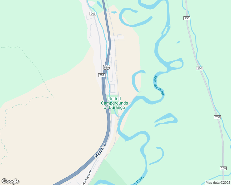 map of restaurants, bars, coffee shops, grocery stores, and more near 1422 Animas View Drive in Durango