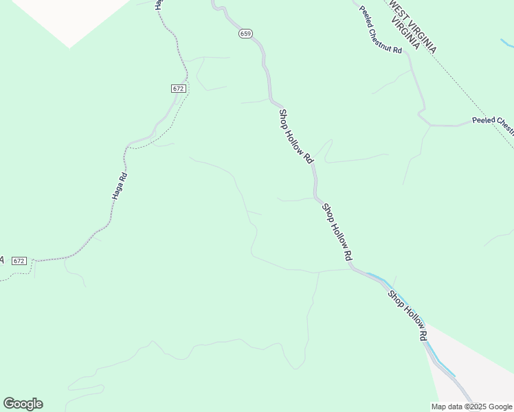 map of restaurants, bars, coffee shops, grocery stores, and more near 113 Bentley Lane in Pocahontas