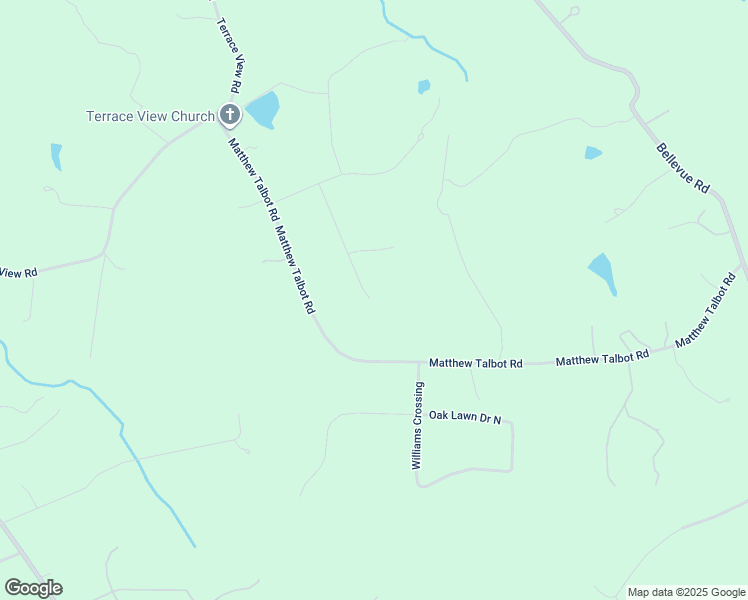 map of restaurants, bars, coffee shops, grocery stores, and more near 1304 Doyles Run in Forest