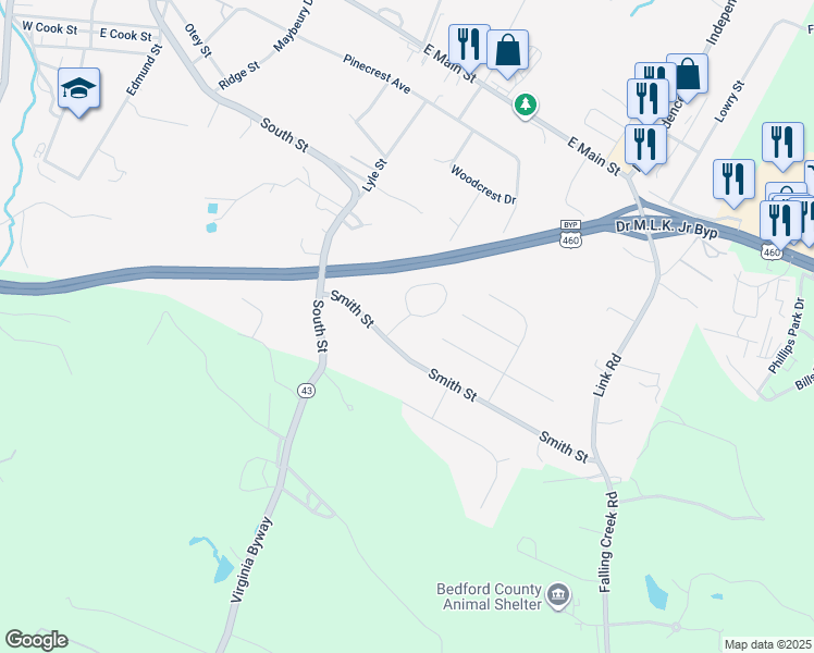 map of restaurants, bars, coffee shops, grocery stores, and more near 900 Grand Arbre Drive in Bedford