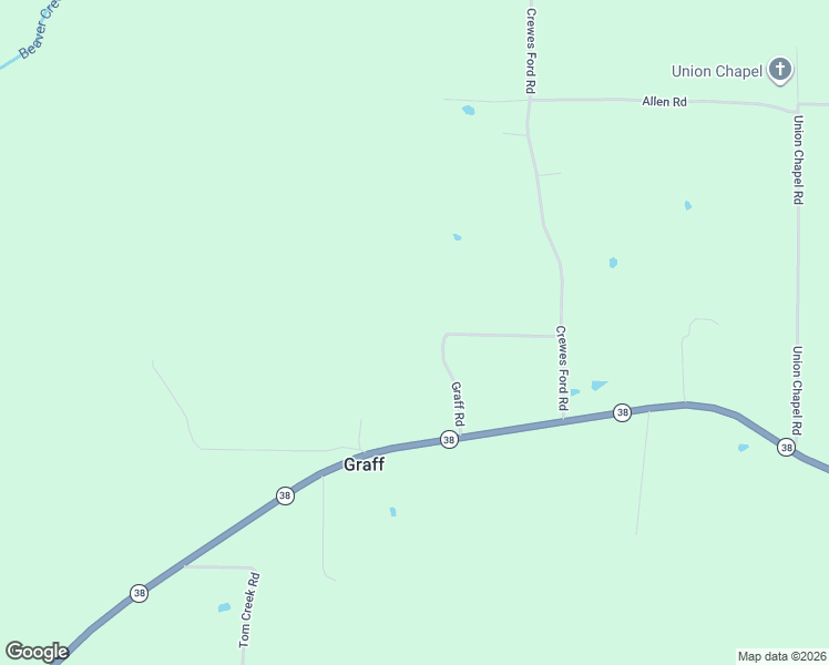 map of restaurants, bars, coffee shops, grocery stores, and more near Graff Road in Graff