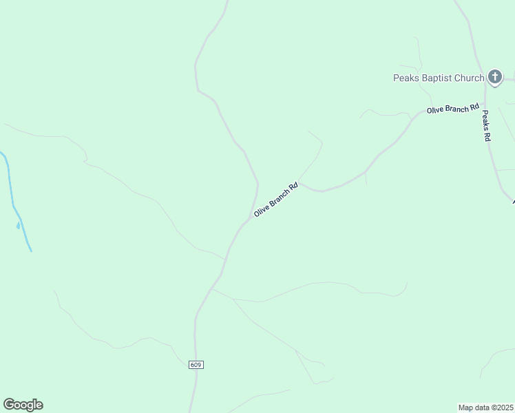 map of restaurants, bars, coffee shops, grocery stores, and more near 2601 Olive Branch Road in Prospect