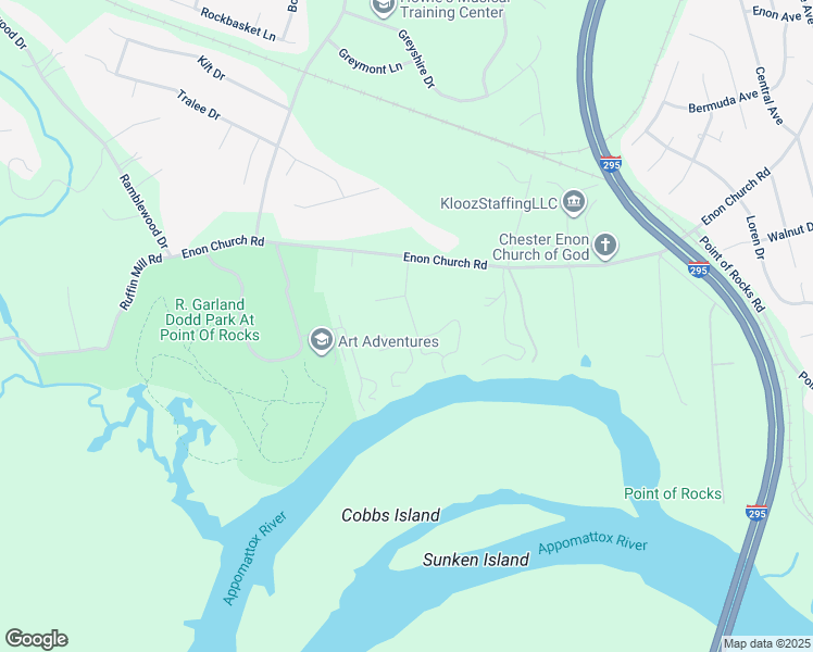 map of restaurants, bars, coffee shops, grocery stores, and more near 436 Riverview Court in Chester