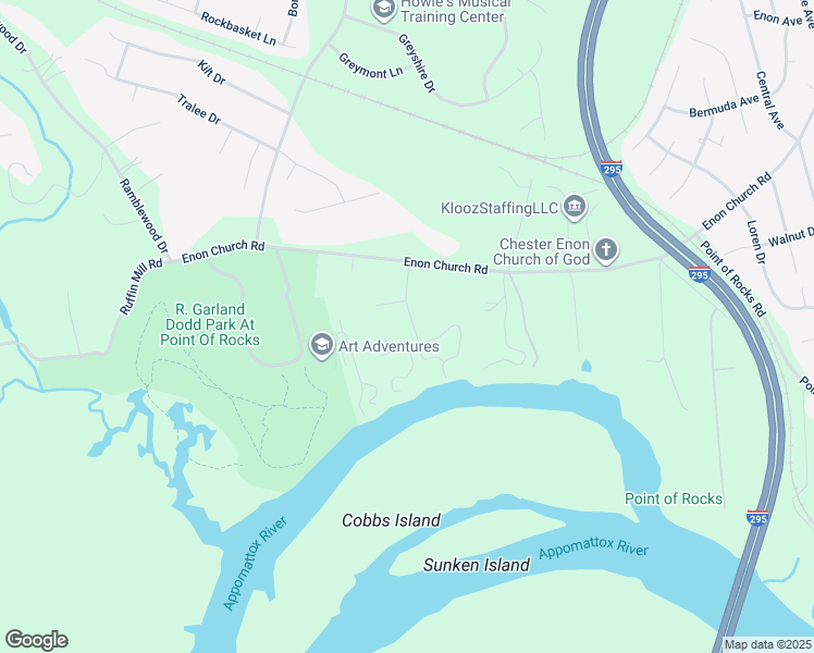 map of restaurants, bars, coffee shops, grocery stores, and more near 436 Riverview Court in Chester
