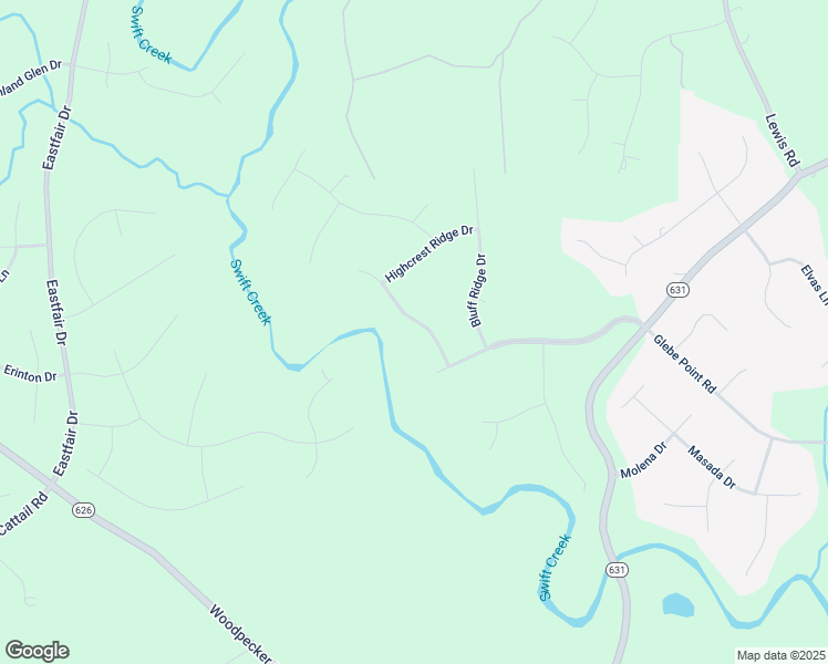 map of restaurants, bars, coffee shops, grocery stores, and more near 14018 Sandrock Ridge Drive in Chesterfield