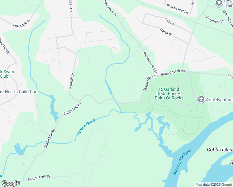 map of restaurants, bars, coffee shops, grocery stores, and more near 220 Ruffin Mill Road in Chesterfield County