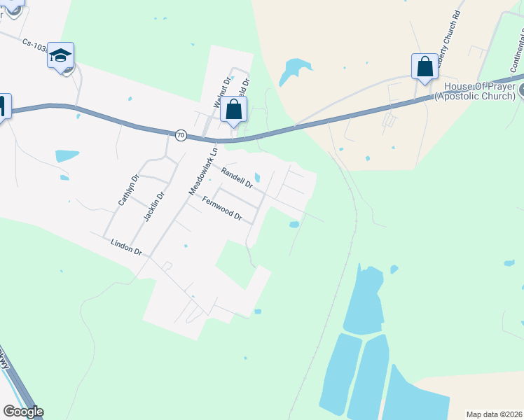 map of restaurants, bars, coffee shops, grocery stores, and more near 518 Evergreen Circle in Madisonville