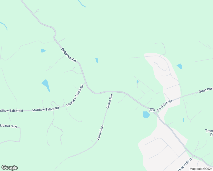 map of restaurants, bars, coffee shops, grocery stores, and more near 2379 Bellevue Road in Forest