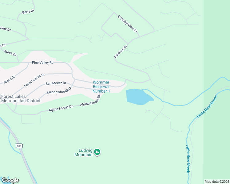 map of restaurants, bars, coffee shops, grocery stores, and more near 1772 Pine Valley Rd in Bayfield