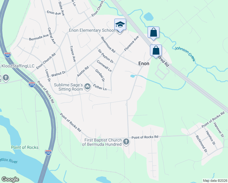 map of restaurants, bars, coffee shops, grocery stores, and more near 1521 Florence Avenue in Chester
