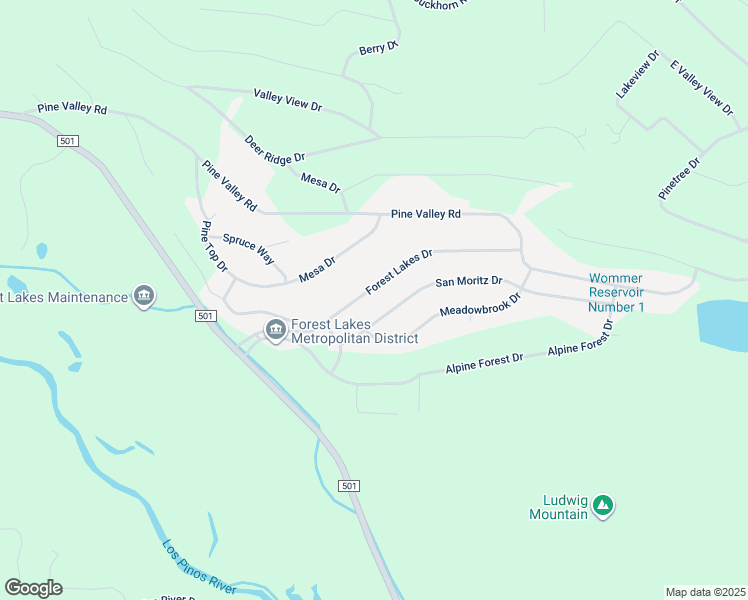 map of restaurants, bars, coffee shops, grocery stores, and more near 378 Forest Lakes Drive in Bayfield