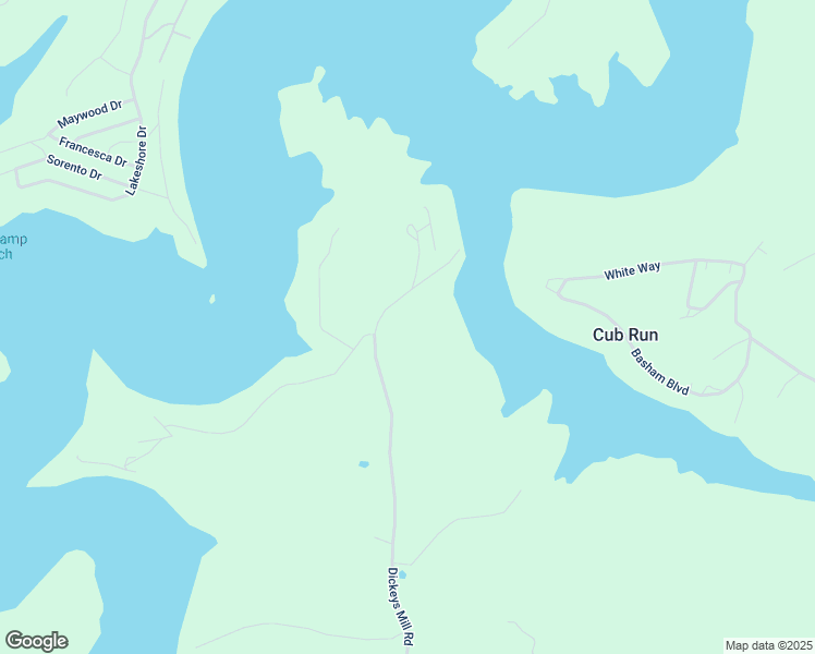 map of restaurants, bars, coffee shops, grocery stores, and more near 2440 Dickeys Mill Road in Cub Run